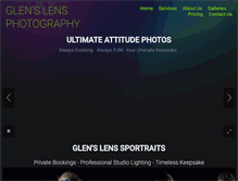 Tablet Screenshot of glenslens.com